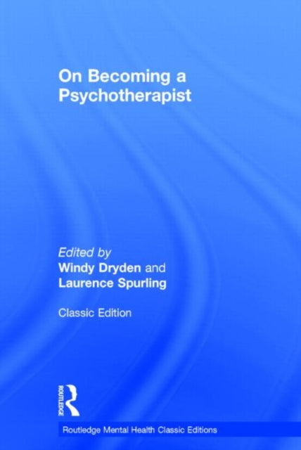 Book cover of: On Becoming a Psychotherapist. By: Windy Dryden