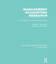 Book cover of: Management Accounting Research (RLE Accounting). By: Charles F. Klemstine