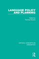 Book cover of: Language Policy and Planning. By: Thomas Ricento