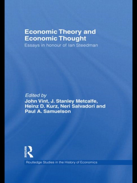 Book cover of: Economic Theory and Economic Thought. By: John Vint