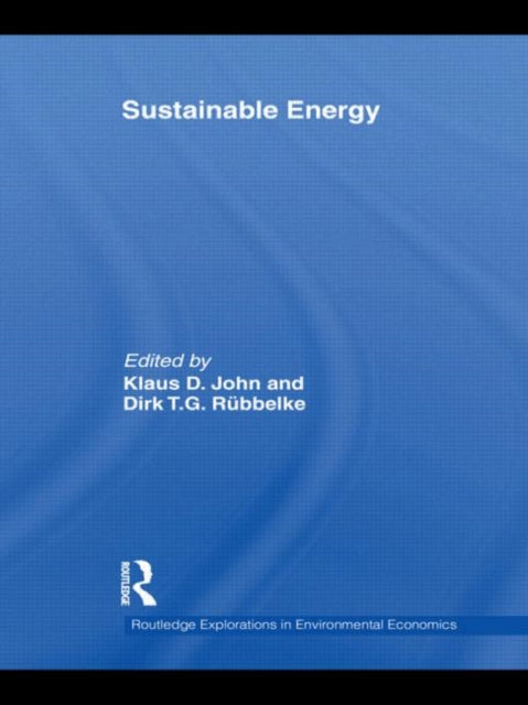 Book cover of: Sustainable Energy. By: Klaus D. John