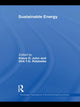 Book cover of: Sustainable Energy. By: Klaus D. John