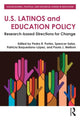 Book cover of: U.S. Latinos and Education Policy. By: Pedro R. Portes