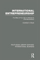 Book cover of: International Entrepreneurship (RLE International Business). By: Candida Brush