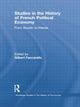 Book cover of: Studies in the History of French Political Economy. By: Gilbert Faccarello