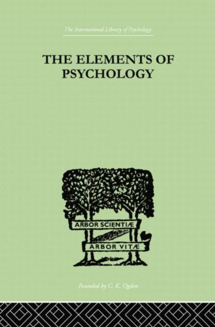 Book cover of: Elements Of Psychology. By: Edward L. Thorndike