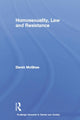 Book cover of: Homosexuality, Law and Resistance. By: Derek McGhee