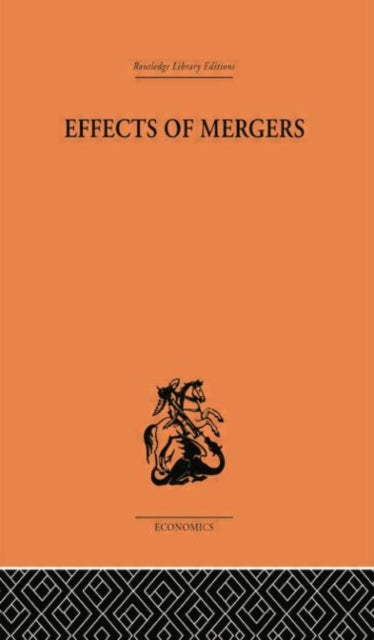 Book cover of: Effects of Mergers. By: Ruth Cohen