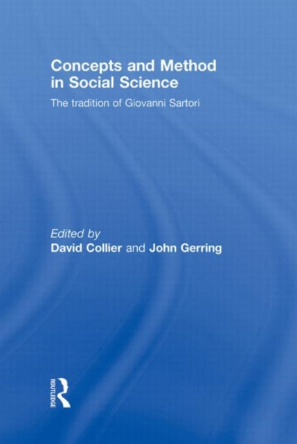 Book cover of: Concepts and Method in Social Science