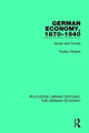 Book cover of: German Economy, 1870-1940. By: Gustav Stolper