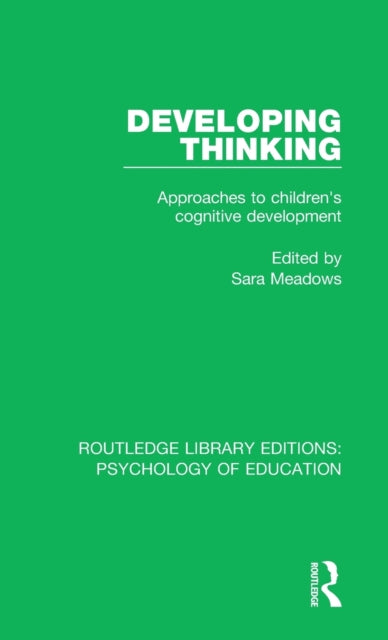 Book cover of: Developing Thinking. By: Sara Meadows