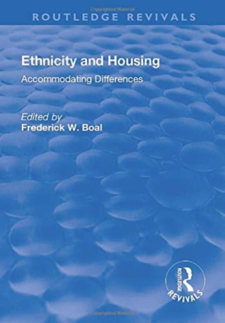 Book cover of: Ethnicity Housing