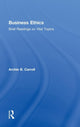 Book cover of: Business Ethics. By: Archie B. Carroll