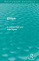 Book cover of: Elitism (Routledge Revivals). By: G. Lowell Field