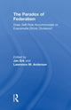 Book cover of: Paradox of Federalism. By: Jan Erk