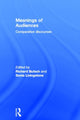 Book cover of: Meanings of Audiences. By: Richard Butsch