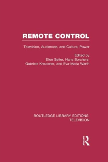 Book cover of: Remote Control. By: Ellen Seiter