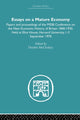 Book cover of: Essays on a Mature Economy: Britain After 1840. By: Deirdre N. McCloskey