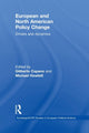 Book cover of: European and North American Policy Change. By: Giliberto Capano