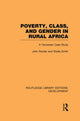 Book cover of: Poverty, Class and Gender in Rural Africa. By: John Sender