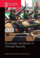 Book cover of: Routledge Handbook of Chinese Security. By: Lowell Dittmer