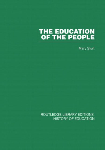 Book cover of: Education of the People. By: Mary Sturt