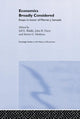 Book cover of: Economics Broadly Considered. By: Jeff E. Biddle