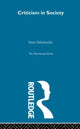 Book cover of: Criticism in Society