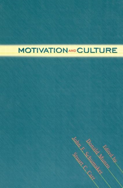 Book cover of: Motivation and Culture