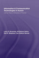 Book cover of: Information and Communication Technologies in Action. By: Larry D. Browning, Larry Browning