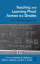 Book cover of: Teaching and Learning Proof Across the Grades. By: Despina A. Stylianou