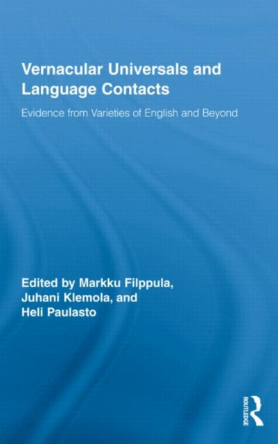 Book cover of: Vernacular Universals and Language Contacts