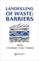 Book cover of: Landfilling of Waste. By: T. Christensen