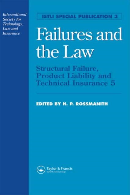 Book cover of: Failures and the Law. By: H.P. Rossmanith
