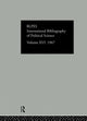 Book cover of: IBSS: Political Science: 1967 Volume 16. By: International Committee for Social Sciences Documentation.