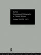 Book cover of: IBSS: Political Science: 1979 Volume 28. By: International C
