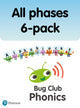 Book cover of: New Phonics Bug and Alphablocks All Phases 6-pack