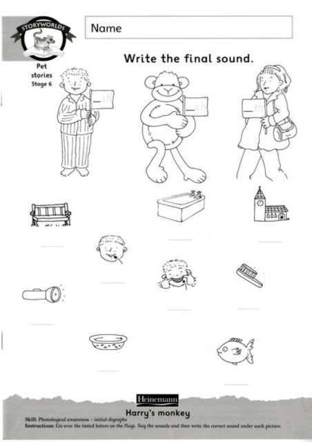 Book cover of: Storyworlds Yr1/P2 Stage 6, Animal World, Workbook (8 Pack)