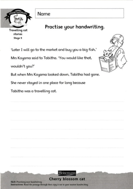 Book cover of: Literacy Edition Storyworlds Stage 9, Fantasy World, Workbook. By: Diana Bentley