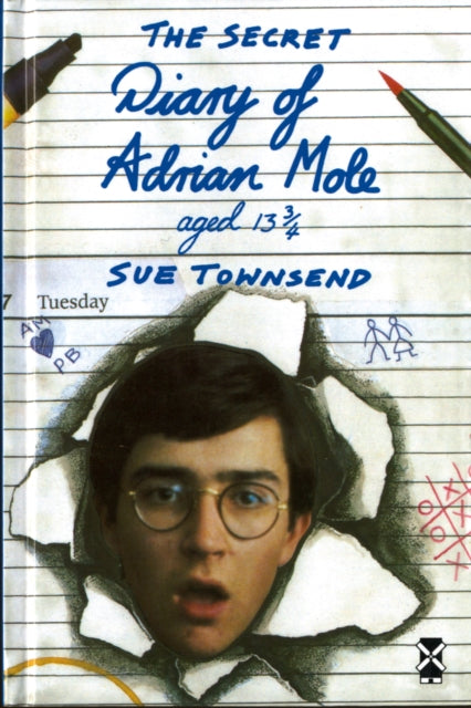 Book cover of: Secret Diary of Adrian Mole Aged 13 3/4. By: Sue Townsend