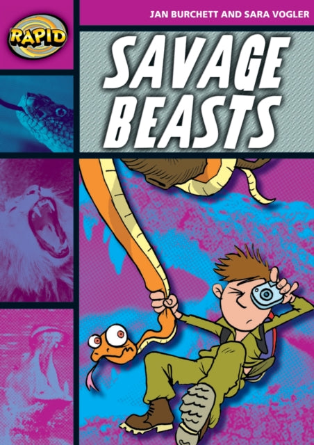 Book cover of: Rapid Reading: Savage Beasts (Stage 3, Level 3A). By: Jan Burchett