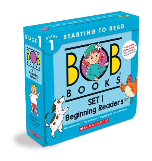 Book cover of: Bob Books: Set 1 - Beginning Readers Box Set (12 Books). By: Bobby Lynn Maslen