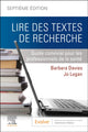 Book cover of: Lire des textes de recherche. By: Barbara Davies