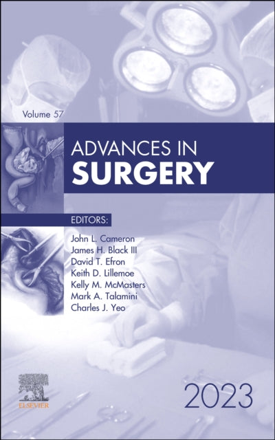 Book cover of: Advances in Surgery, 2023. By: John L. Cameron
