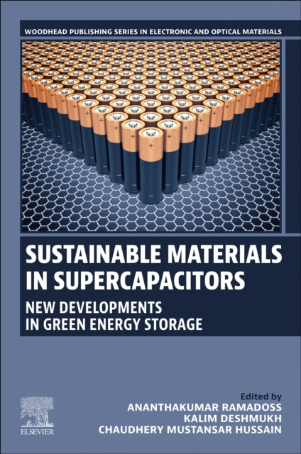 Book cover of: Sustainable Materials in Supercapacitors. By: Ananthakumar Ramadoss