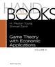 Book cover of: Handbook of Game Theory. By: Petyon Young