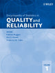 Book cover of: Encyclopedia of Statistics in Quality and Reliability