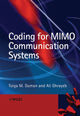 Book cover of: Coding for MIMO Communication Systems. By: Tolga M. Duman