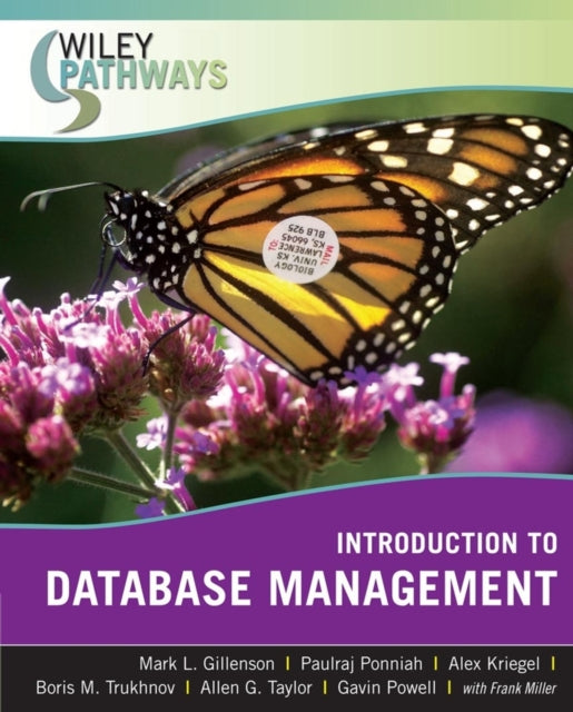 Book cover of: Wiley Pathways Introduction to Database Management. By: Mark L. Gillenson