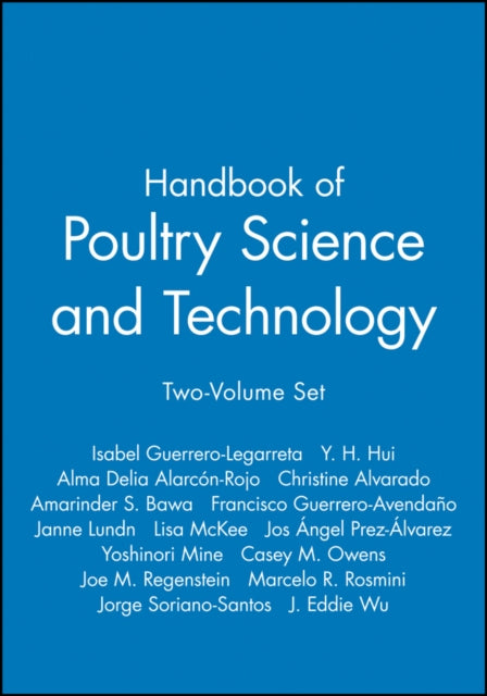 Book cover of: Handbook of Poultry Science and Technology, Set